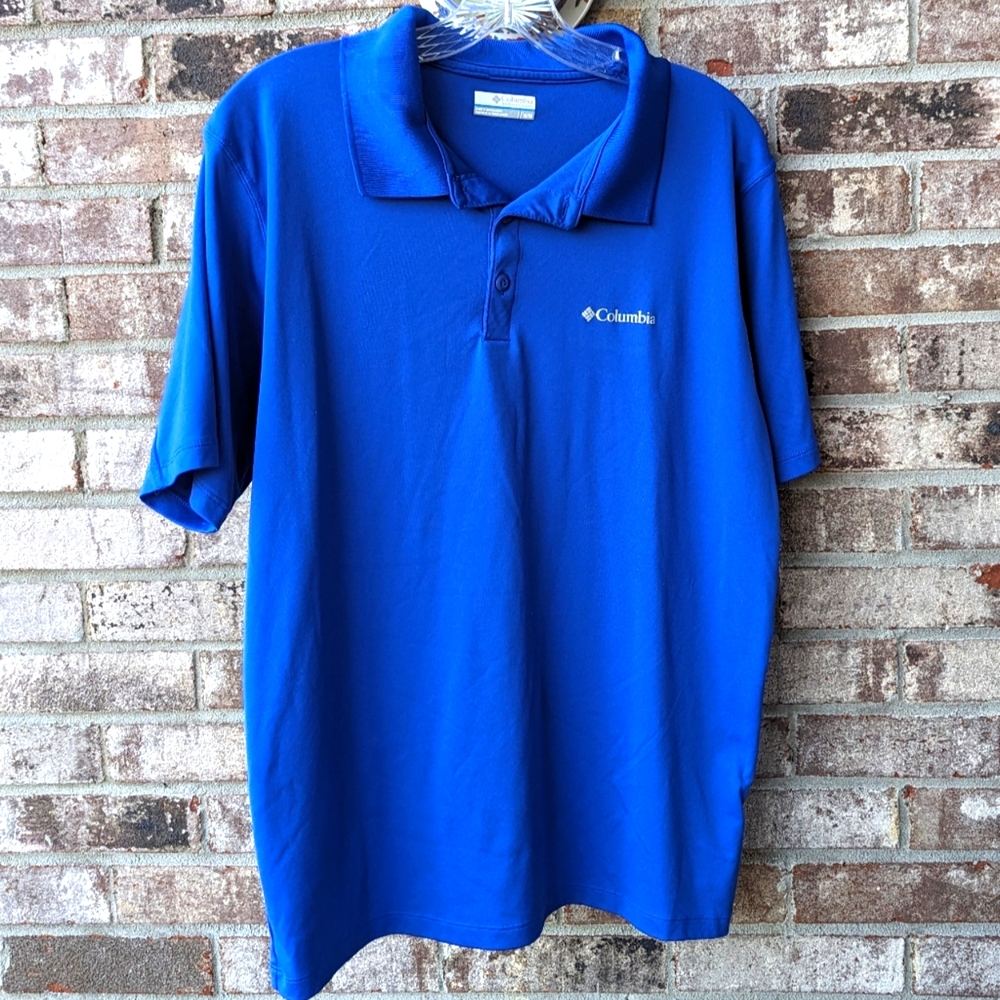 COLUMBIA OMNI-FREEZE POLO SHIRT. Men's size M